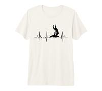 Mon cœur Bat pour Les Arts Martiaux Jiu Jitsu brésiliens T-Shirt Haut de Gamme