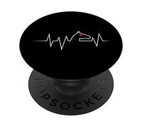 Mon cœur Bat pour Les Chevaux PopSockets PopGrip Adhésif
