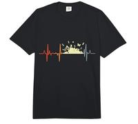 Mon cœur Bat pour Les Insectes ECG Entomologiste Comfort Colors Adult Heavyweight T-Shirt