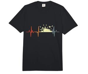 Mon cœur Bat pour Les Insectes ECG Entomologiste Comfort Colors Adult Heavyweight T-Shirt