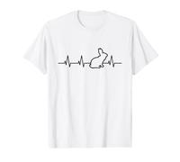 Mon cœur Bat pour Les Lapins Joyeuses Pâques T-Shirt Graphique avec Valeur