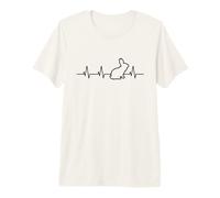 Mon cœur Bat pour Les Lapins Joyeuses Pâques T-Shirt Haut de Gamme
