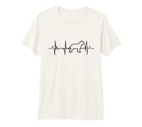 Mon cœur Bat pour Les Pitbulls T-Shirt Haut de Gamme