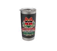 Mon cœur de Noël appartient au patrimoine familial kenyan Gobelet isotherme en acier inoxydable double paroi