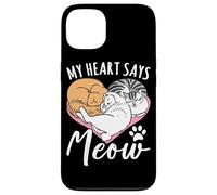 Mon cœur Dit Miaou Coque pour iPhone 13