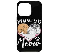 Mon cœur Dit Miaou Coque pour iPhone 13 Pro