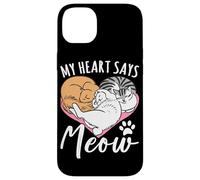 Mon cœur Dit Miaou Coque pour iPhone 14 Plus