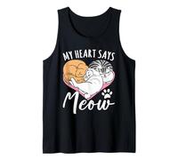 Mon cœur Dit Miaou Débardeur