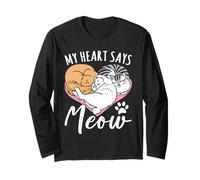 Mon cœur Dit Miaou Manche Longue