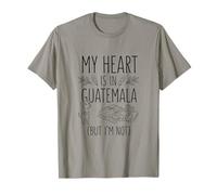 Mon cœur est au Guatemala (mais Je ne suis Pas) Souvenir guatémaltèque T-Shirt