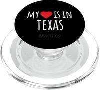 Mon CŒUR EST AU Texas Joli État américain PopSockets PopGrip pour MagSafe