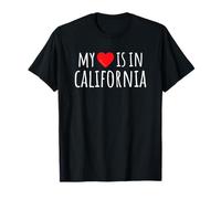 Mon CŒUR EST en Californie Joli État américain T-Shirt