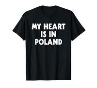 Mon cœur est en Pologne T-Shirt
