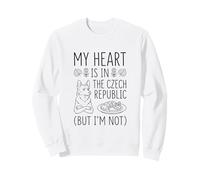 Mon cœur est en République tchèque (mais Je ne suis Pas) - tchèque Sweatshirt