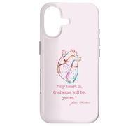 Mon cœur est et Sera Toujours Le Tien. Jane Austen Edward Meme Coque pour iPhone 17