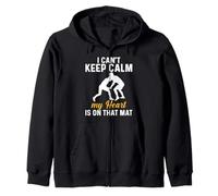 Mon cœur est sur ce Tapis Wrestler Mama Funny Wrestling Mom Sweat à Capuche