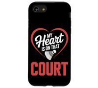 Mon cœur est sur ce Terrain de Badminton Coque pour iPhone SE (2020) / 7/8