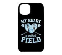 Mon cœur est sur ce Terrain de Baseball, Maman Coque pour iPhone 13