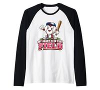 Mon cœur est sur ce Terrain de Baseball, Maman, Maman, Maman, Maman, fière Manche Raglan
