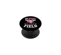 Mon cœur est sur ce Terrain de Baseball, Maman PopSockets PopGrip Adhésif