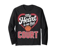 Mon cœur est sur ce Terrain de Basket Manche Longue