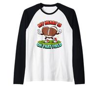 Mon cœur est sur ce Terrain de Football, Maman, Maman, Maman, Maman, fière Manche Raglan