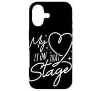 Mon cœur est sur Cette scène Récital de la Maman Danseuse Coque pour iPhone 17