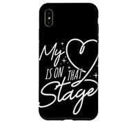 Mon cœur est sur Cette scène Récital de la Maman Danseuse Coque pour iPhone XS Max