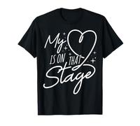 Mon cœur est sur Cette scène Récital de la Maman Danseuse T-Shirt
