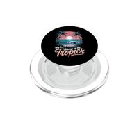 Mon cœur est Toujours sous Les Tropiques Maui PopSockets PopGrip pour MagSafe