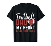 Mon cœur est tourné vers ce Terrain de Football, Papa T-Shirt