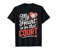 Mon cœur est tourné vers ce Terrain de Volley-Ball T-Shirt