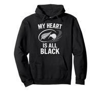 Mon cœur est Tout Noir Sweat à Capuche