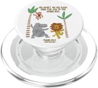 Mon cœur et ma chair chantent les Écritures bibliques Les animaux de la jungle PopSockets PopGrip pour MagSafe