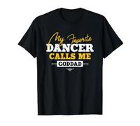 Mon Danseur préféré m'appelle Goddad Dance Godfather T-Shirt Graphique avec Valeur, Homme, Noir, S