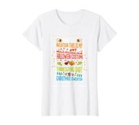 Mon déguisement de Noël Laid pour Halloween, Thanksgiving, Automne T-Shirt Graphique avec Valeur