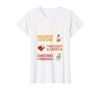 Mon déguisement de Noël Laid pour Halloween, Thanksgiving, Automne T-Shirt Graphique avec Valeur