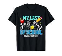 Mon dernier Premier Jour d'école 2027 Diplômé 2027 T-Shirt