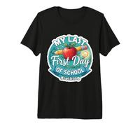 Mon dernier Premier Jour d'école Retraite des Enseignants T-Shirt Haut de Gamme