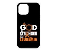 Mon Dieu est Plus Fort Que la leucémie - Sensibilisation à la leucémie Coque pour iPhone 12 Pro Max