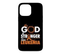 Mon Dieu est Plus Fort Que la leucémie - Sensibilisation à la leucémie Coque pour iPhone 13 Pro Max
