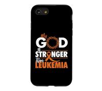 Mon Dieu est Plus Fort Que la leucémie - Sensibilisation à la leucémie Coque pour iPhone SE (2020) / 7/8