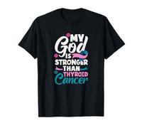 Mon Dieu est Plus Fort Que la Sensibilisation au Cancer de la thyroïde T-Shirt