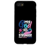 Mon Dieu est Plus Fort Que Le Cancer de la thyroïde Coque pour iPhone SE (2020) / 7/8