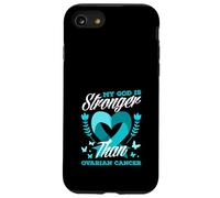 Mon Dieu est Plus Fort Que Le Cancer de l'ovaire Coque pour iPhone SE (2020) / 7/8