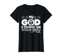 Mon Dieu est Plus Fort Que Le Cancer des testicules T-Shirt Graphique avec Valeur