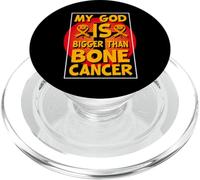 Mon Dieu est Plus Grand Que Le Cancer des os PopSockets PopGrip pour MagSafe
