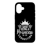 Mon Dieu, être Une Princesse est Une Fatigue Royale Tellement épuisante Coque pour iPhone 16