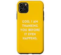 Mon Dieu, Je Te Remercie Avant même Que Cela n'arrive Coque pour iPhone 11 Pro Max