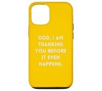 Mon Dieu, Je Te Remercie Avant même Que Cela n'arrive Coque pour iPhone 12/12 Pro